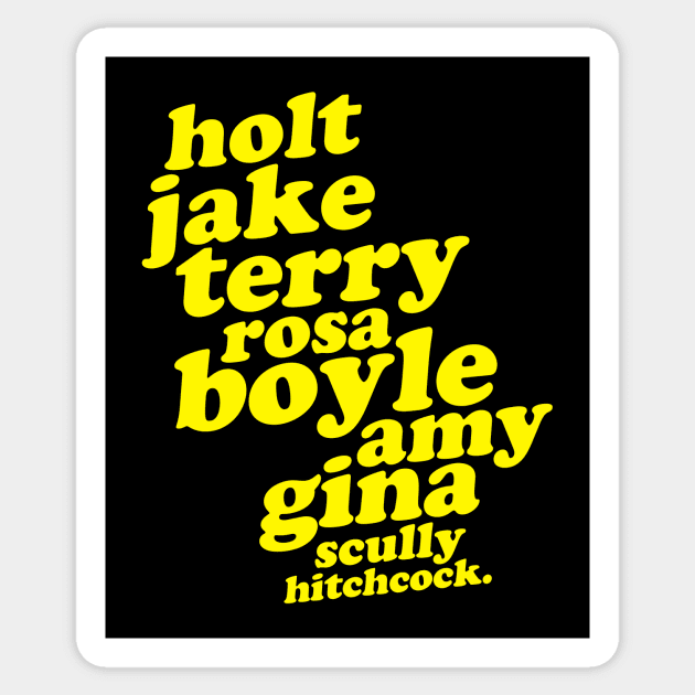 brooklyn 99 Sticker by disfor